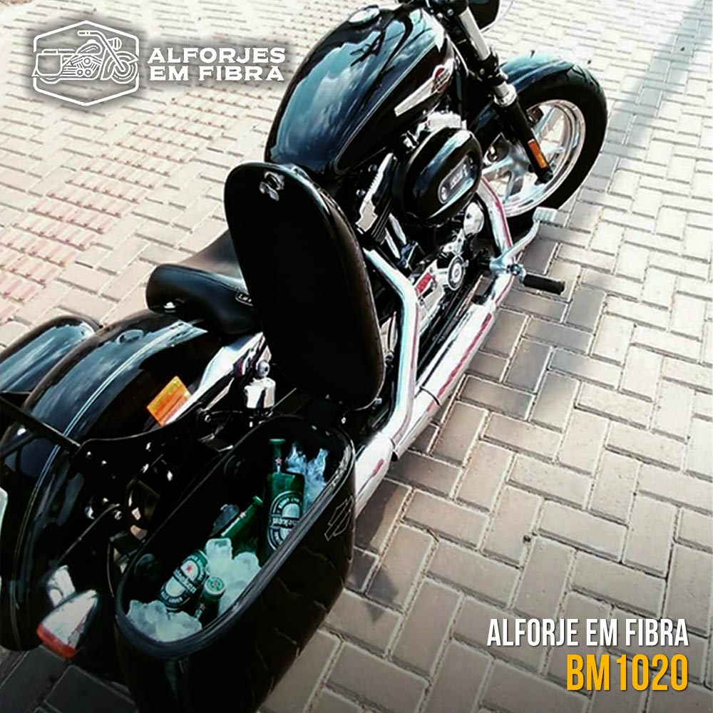 Alforjes em fibra - BM1020 Harley Davidson Alforjes em fibra - BM1020 Harley Davidson
