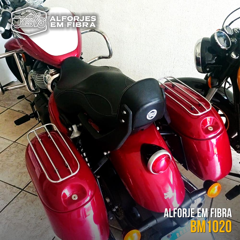 Alforjes em fibra - BM1020 Royal Enfield Super Meteor Alforjes em fibra - BM1020 Royal Enfield Super Meteor